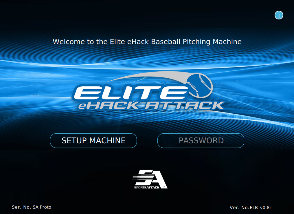 Sports Attack Softball Pitching Machine 2081-8859-1 Elite eHack Attack