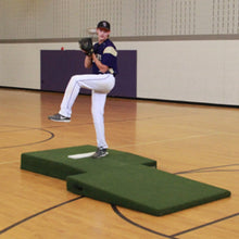 Load image into Gallery viewer, Trigon Sports 2-Piece Indoor Mound B417030 9&#39;6&quot;L x 4&#39; x 10&quot; Green Collegiate