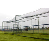 Trigon Sports ProCage™ Batting Tunnel Net B425514F #42 with Entry Flap & Baffle Net 55x14x12ft High