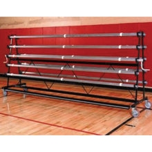 Load image into Gallery viewer, Trigon Sports Storage Rack CVRACK10 Safety Mobile  with 10 Rollers