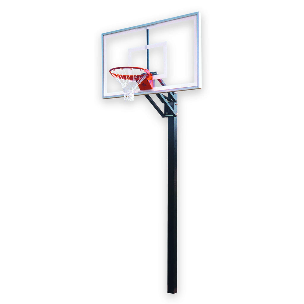 First Team Basketball System Champ Select with 36" x 60" Direct Bury Acrylic Backboard