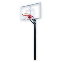 Load image into Gallery viewer, First Team Basketball System Champ Select with 36&quot; x 60&quot; Direct Bury Acrylic Backboard