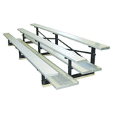 First Team Outdoor Bleachers FAN3-2FP-15 3 Row Double Foot Plank 15' Length