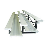 First Team Outdoor Bleachers FAN3-2FP-21 3 Row Double Foot Plank 21' Length