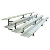 First Team Outdoor Bleachers FAN4-2FP-15 4 Row Double Foot Plank 15' Length