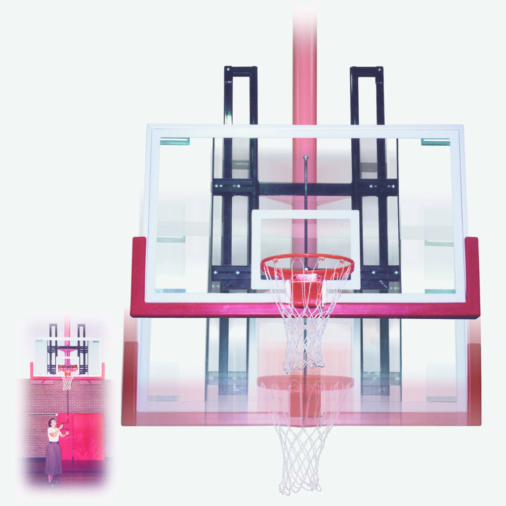 First Team Basketball System FT310 Height Adjuster 36" X 63" Mounting Backboard