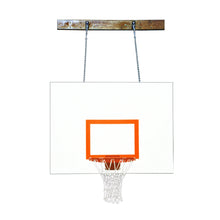 Load image into Gallery viewer, First Team Basketball System FoldaMount46 Aggressor with 42&quot; x 60&quot; Wall Mount Side Folding Steel Backboard