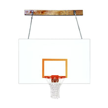 Load image into Gallery viewer, First Team Basketball System FoldaMount46 Magnum with 42&quot; x 72&quot; Wall Mount Side Folding Steel Backboard