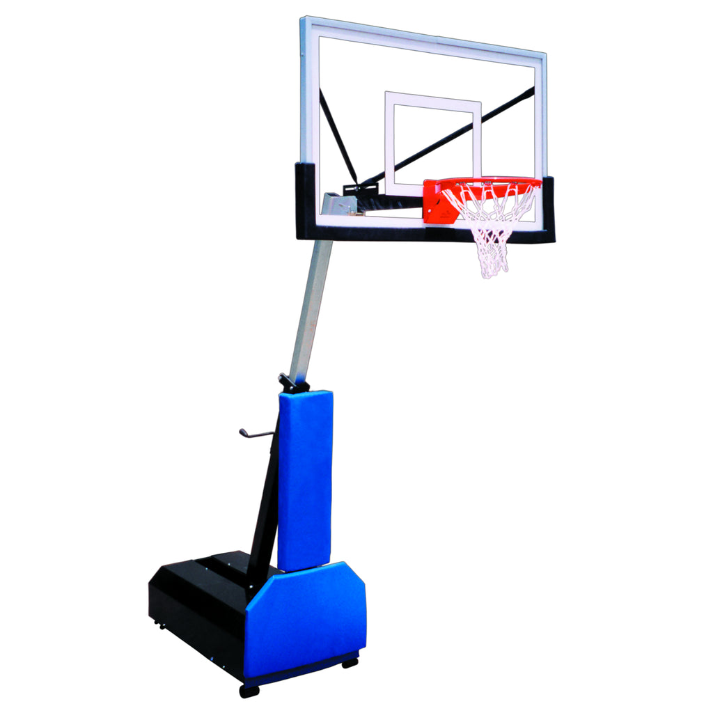 First Team Portable Basketball System Fury II with 36" x 48" Acrylic Backboard