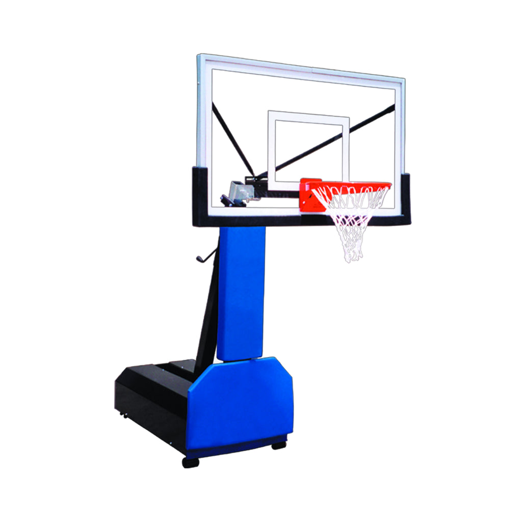 First Team Portable Basketball System Fury II with 36" x 48" Acrylic Backboard