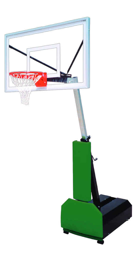 First Team Portable Basketball System Fury Select with 36" x 60" Acrylic Backboard