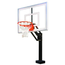 Load image into Gallery viewer, First Team Basketball System HydroChamp III Adjustable Poolside with 36&quot; x 54&quot; Acrylic Backboard Bolt Down