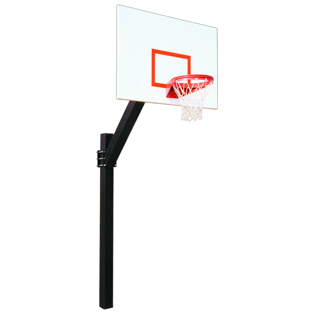 First Team Basketball System Legend Impervia Direct Bury with 42" x 60" Aluminum Backboard