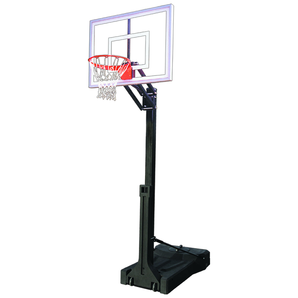 First Team  Basketball System OmniChamp II Portable with 36" x 48" Acrylic Backboard