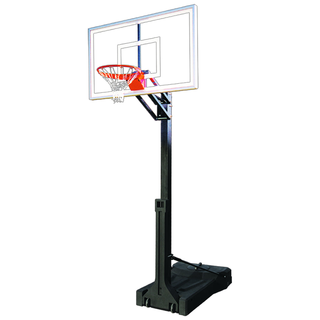 First Team Basketball System OmniChamp Select Portable with 36" x 60" Acrylic Backboard