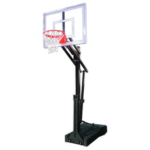 Load image into Gallery viewer, First Team Basketball System OmniSlam Turbo Portable with 36&quot; x 54&quot; Tempered Glass Backboard