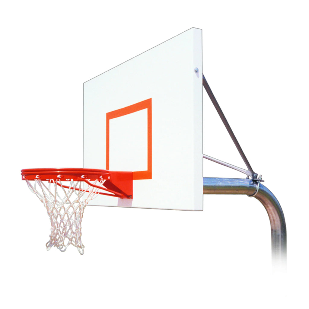 First Team Basketball System RuffNeck Endura Direct Bury with 36" x 60" Aluminum Backboard