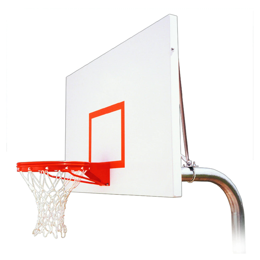 First Team Basketball System RuffNeck Excel Direct Bury with 42" x 72" Steel Backboard