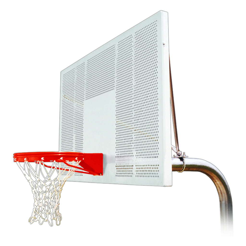 First Team Basketball System RuffNeck Intensity Direct Bury with 42" x 72" Aluminum Backboard