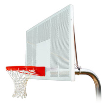 Load image into Gallery viewer, First Team Basketball System RuffNeck Intensity Direct Bury with 42&quot; x 72&quot; Aluminum Backboard