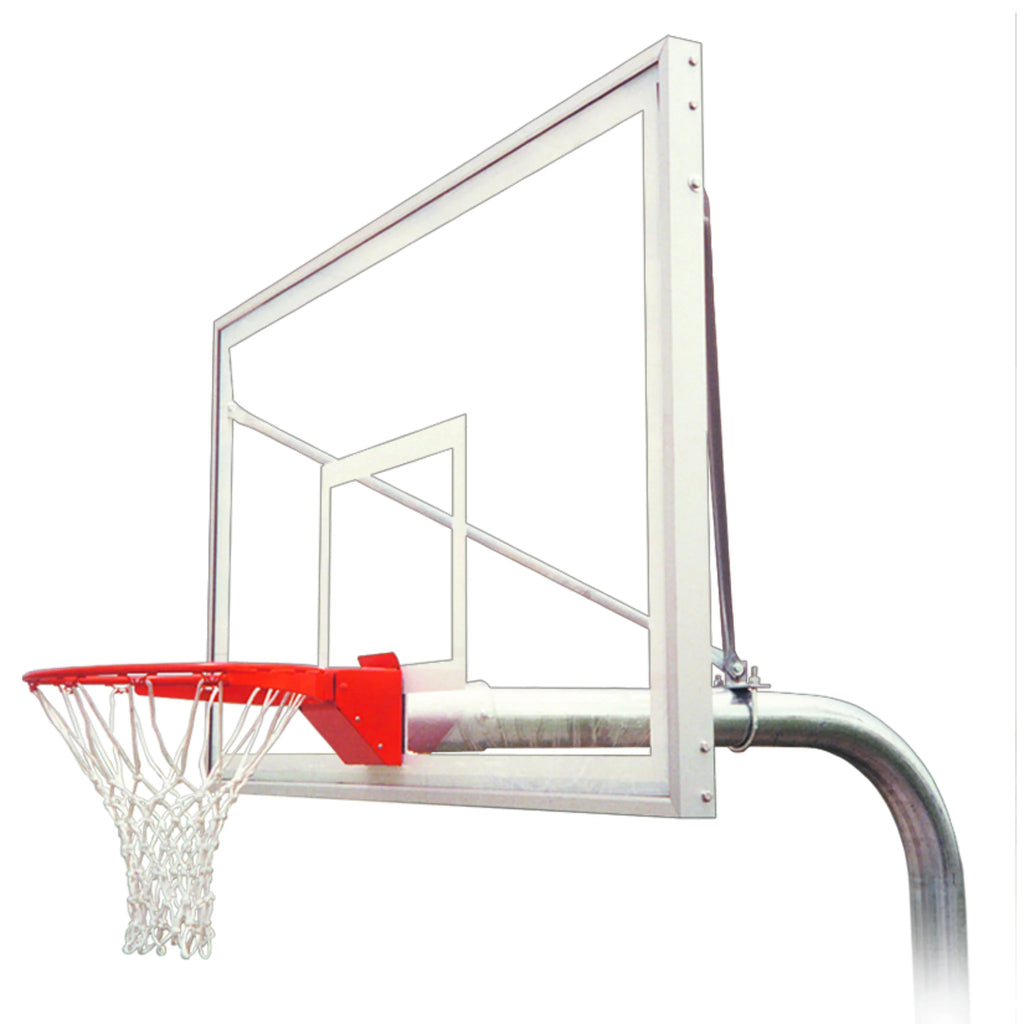 First Team Basketball System RuffNeck Supreme Direct Bury with 42" x 72" Acrylic Backboard