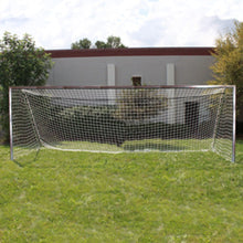 Load image into Gallery viewer, Trigon Sports 3&quot; Soccer Goal SG3618N 6&#39;x18&#39; Portable Round Natural Finish with Net