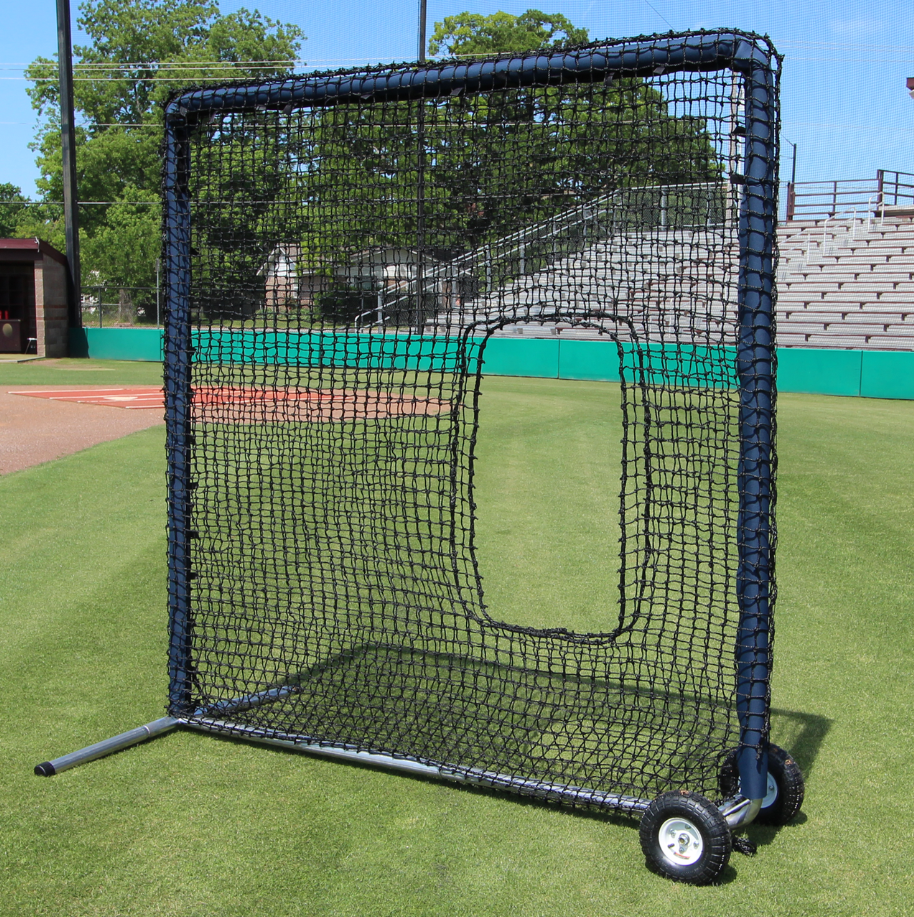 Cimarron Sports Premier 7x784PSBNFWP Frame and Softball Net 7' x 7' with Wheels