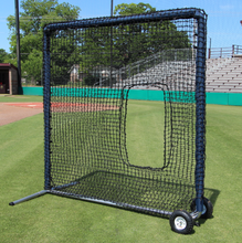 Load image into Gallery viewer, Cimarron Sports Premier 7x784PSBNFWP Frame and Softball Net 7&#39; x 7&#39; with Wheels