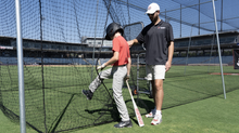 Load image into Gallery viewer, Cimarron Sports #24 Batting Cage Net Twisted Polyester 4&#39; Wide Overlapping Entry Door