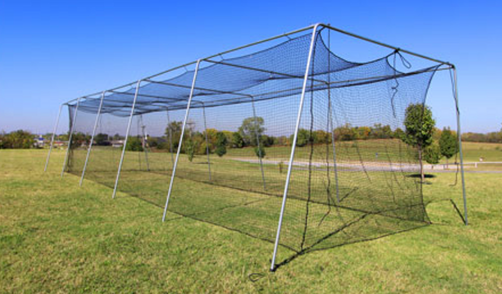 Cimarron Sports #24 Batting Cage Net Twisted Polyester 4' Wide Overlapping Entry Door