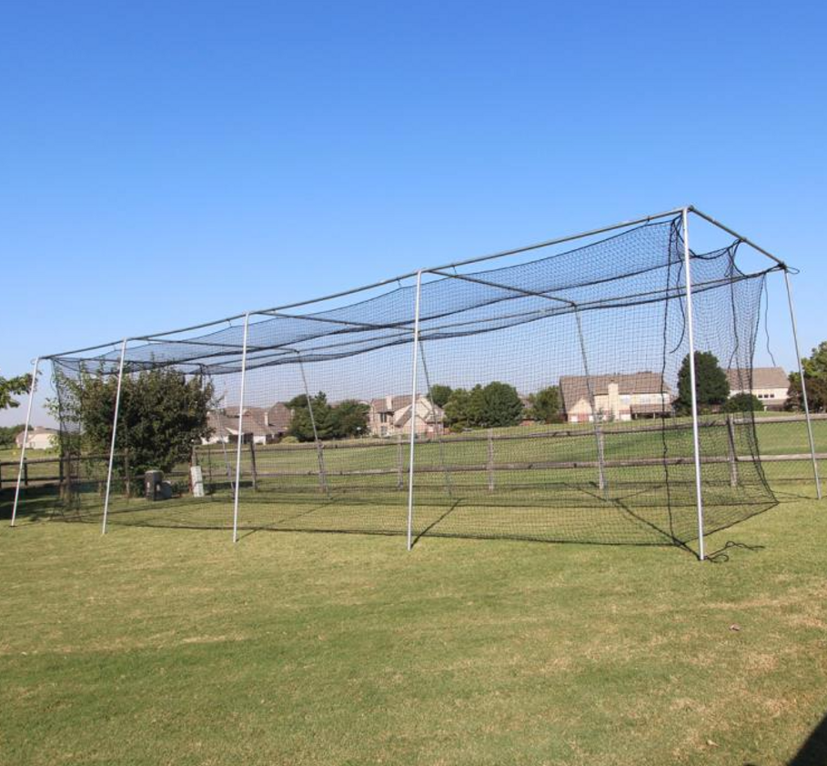 Cimarron Sports #24 Batting Cage Net Twisted Polyester 4' Wide Overlapping Entry Door