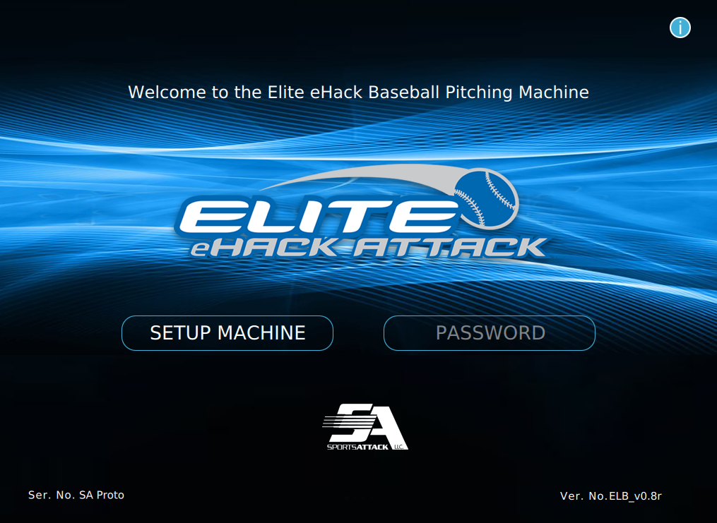 Sports Attack Baseball Machine 1081-9216-1 for Elite eHack Attack