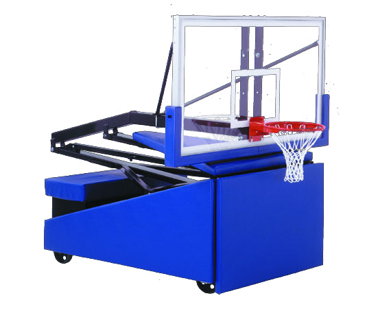 First Team Basketball System Storm Supreme Portable with 42" x 72" Acrylic Backboard