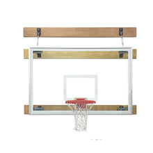 Load image into Gallery viewer, First Team Basketball System SuperMount01 Tradition with 48&quot; x 72&quot; Wall Mount Tempered Glass Backboard