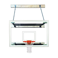 Load image into Gallery viewer, First Team Basketball System SuperMount46 Tradition with 48&quot; x 72&quot; Tempered Glass Backboard Wall Mount