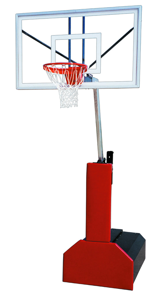 First Team Portable Basketball System Thunder Select with 36" x 60" Acrylic Backboard