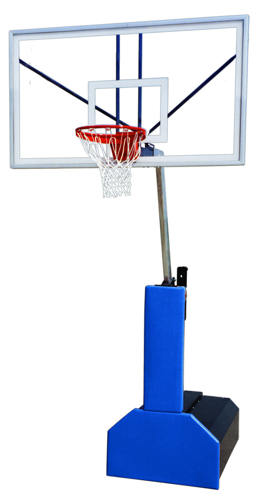 First Team Portable Basketball System Thunder Supreme with 42" x 72" Acrylic Backboard