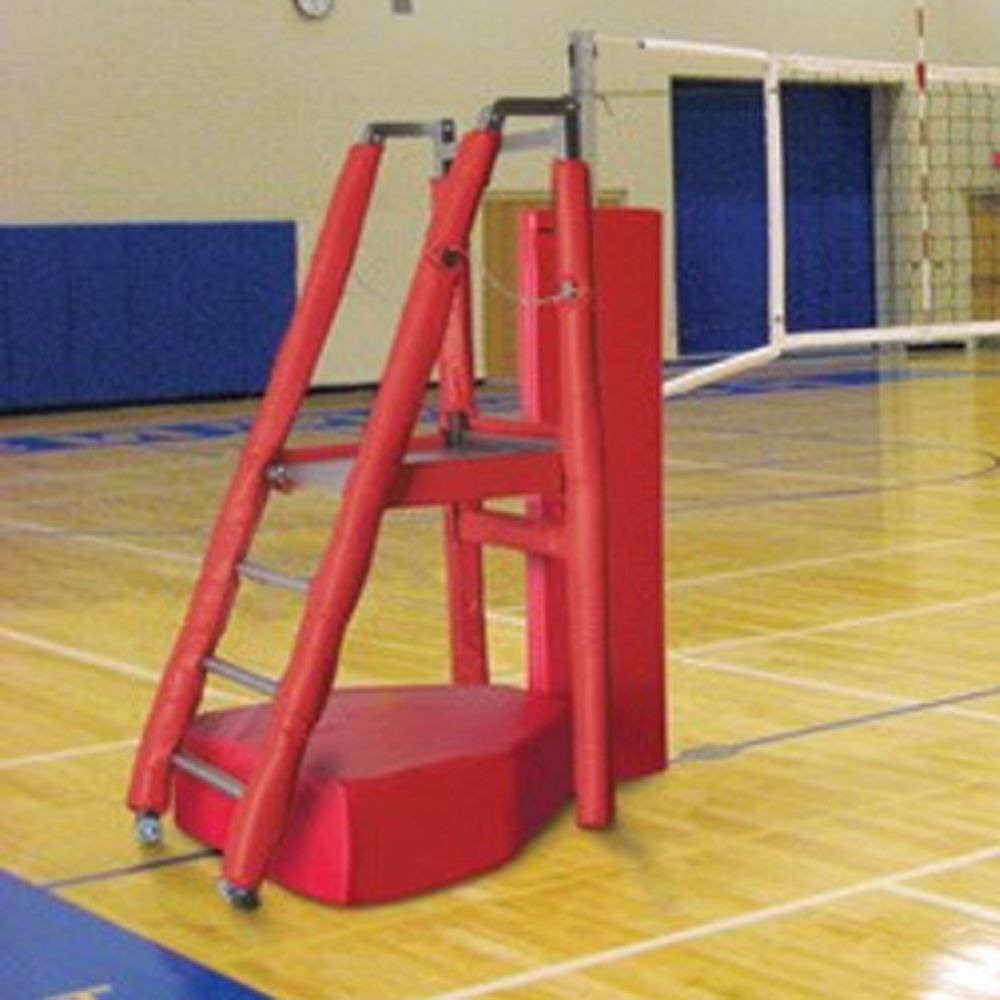 First Team Volleyball System Horizon Complete-ST Portable with SturdiStand Judges Stand