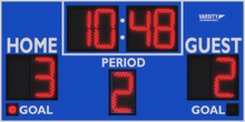 Load image into Gallery viewer, Varsity Scoreboard Soccer System 3430-22 8&#39; x 4&#39; with Standard Wireless Remote Control