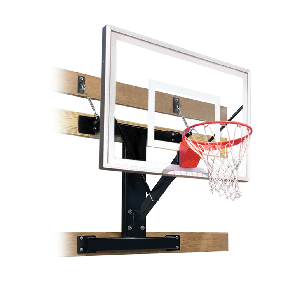 First Steam Basketball System VersiSport III  Fixed Wall Mount with 36" x 54" Acrylic Backboard