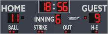 Load image into Gallery viewer, Varsity Scoreboard Baseball Softball 3315-22 16&#39; X 5&#39; Outdoor with Wireless Remote Control