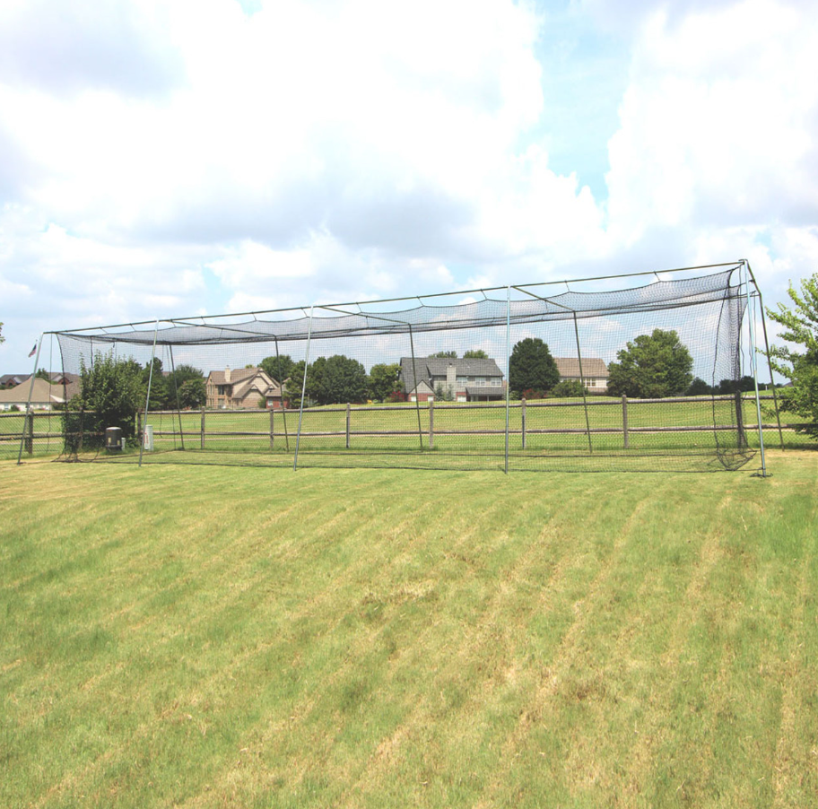 Cimarron Sports #24 Batting Cage and Complete Snap Pin Frame with 10' Poles Delivered and Snap Pin