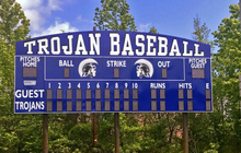 Load image into Gallery viewer, Varsity Scoreboard Baseball Softball 3398-22 28&#39; X 8&#39; Outdoor with Wireless Remote Control