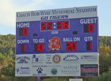 Load image into Gallery viewer, Varsity Scoreboard Football System 7420-22 20&#39; X 8&#39; Outdoor with Advanced Remote Control