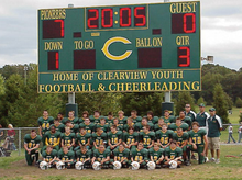 Load image into Gallery viewer, Varsity Scoreboard Football System 7420-22 20&#39; X 8&#39; Outdoor with Advanced Remote Control